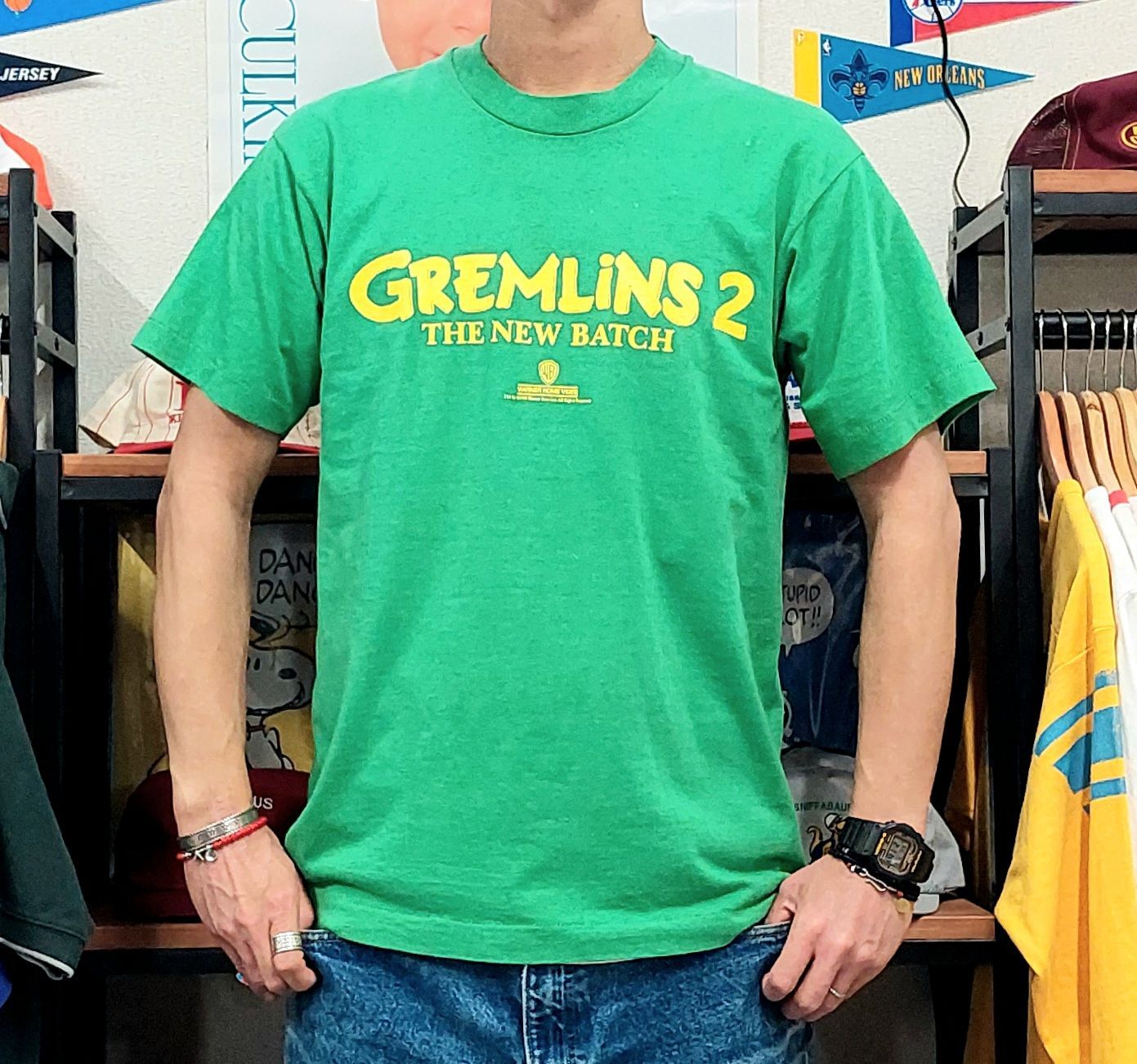 90´s USA製 GREMLINS 2 THE NEW BATCH OMNI VIDEO Tシャツ グレムリン