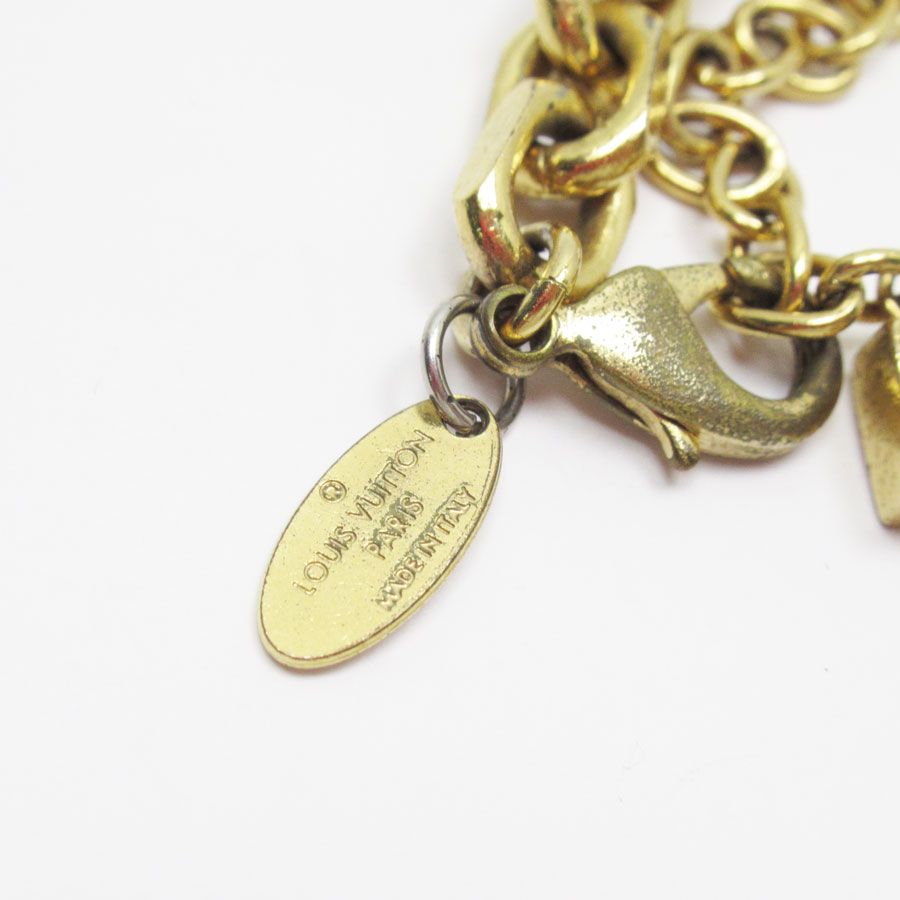 【美品】　LOUISVUITTON　ブレスレット　M75435　パドロックモチーフ　ルイヴィトン　◆3111/藤枝インター店 ルイ ヴィトン LOUIS VUITTON ブレスレット パドロック キー