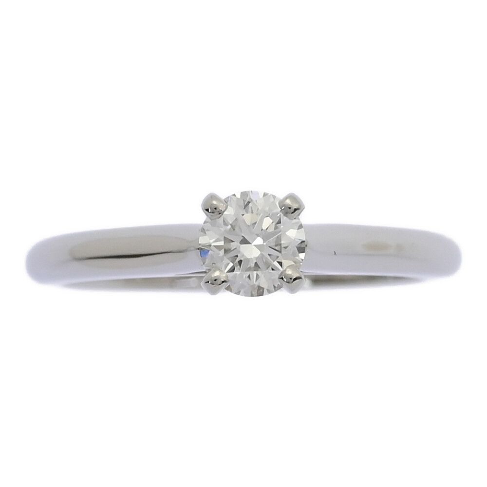 極美品 カルティエ リング ソリテール D0.30ct Pt950 8号 0.3ct/Cartier カルティエ ソリテール1895 1P ダイヤモンド リング