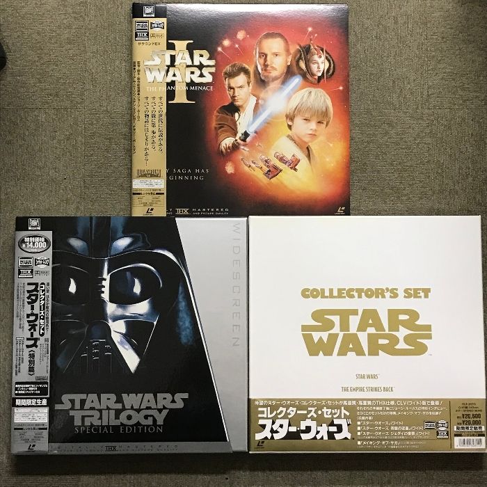 40 LD スター・ウォーズ 3巻セット コレクターズセット エピソードⅠ パイオニアLDC ジョージ・ルーカス 帯付き 15枚組 レーザーディスク