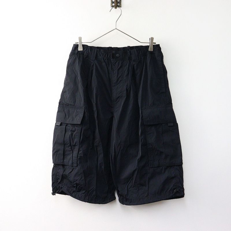 ワイルドシングス WILD THINGS WT24005SK COMBAT BIG SHORTS コンバット ビッグ ショーツ ナイロンパンツ M 黒 2400014389883