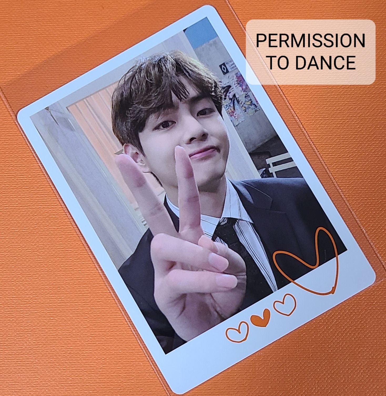 BTS ミニフォト PERMISSION TO DANCE SPECIAL CARD V テテ テヒョン