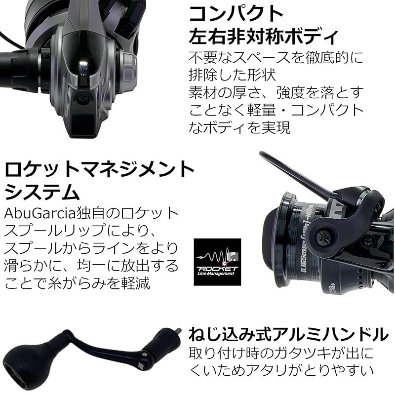 アブガルシア ブラックマックスSX 2500S AbuGarcia アブガルシア マックスSX スピニング