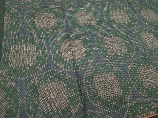 平和屋着物□本場大島紬 7マルキ 泥染め 吉祥文 正絹 逸品 CAAQ1155ou  