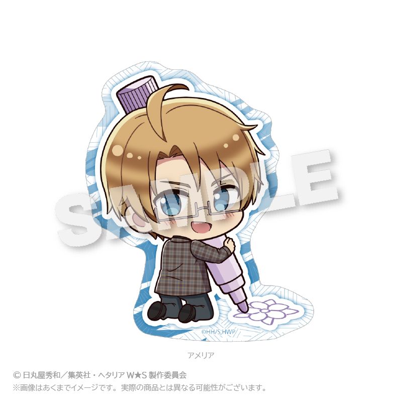 新品/公式】ヘタリア World☆Stars_ミニキャラステッカー