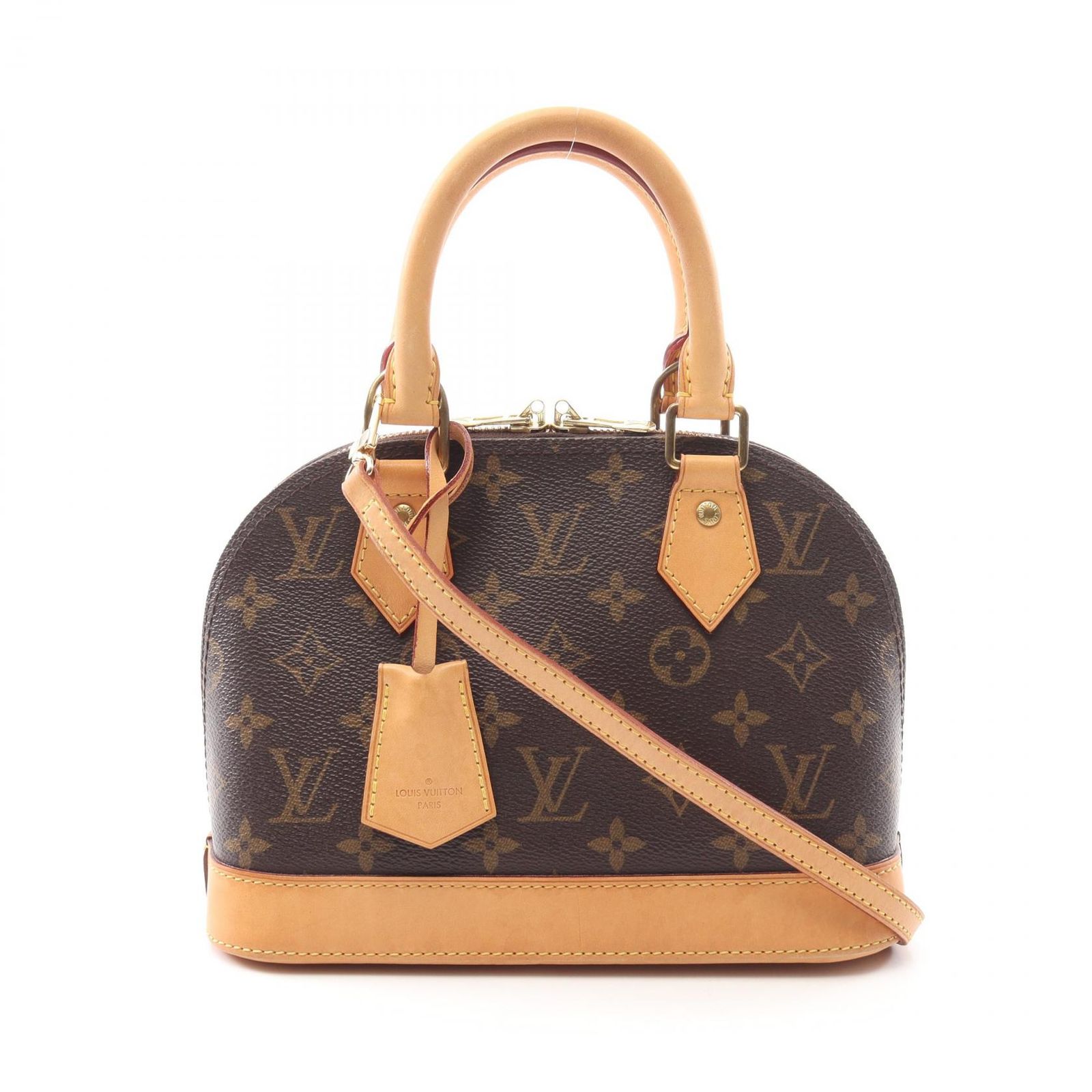 真贋済 Louis Vuitton モノグラム ハンドバッグ アルマ