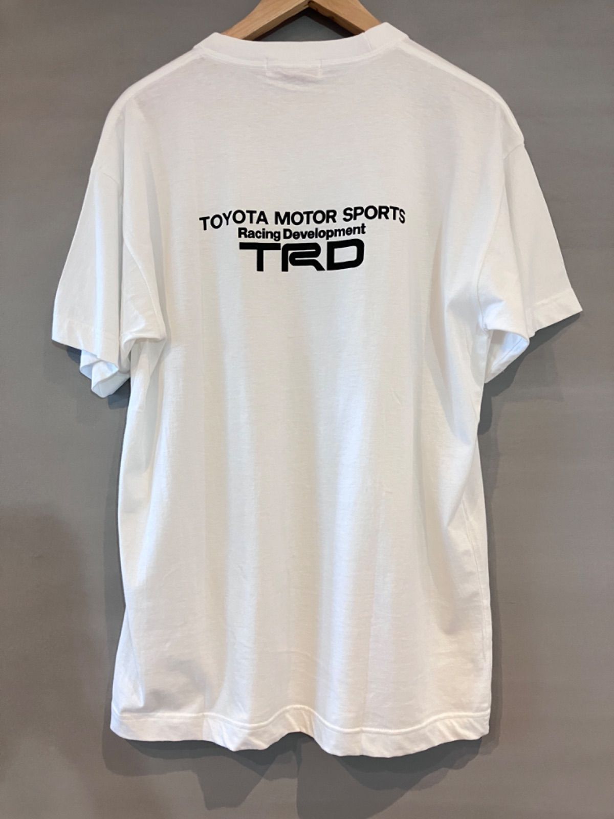 TRD TOYOTA トヨタ レーシング 企業系 Tee Tシャツ 白 フリーサイズ