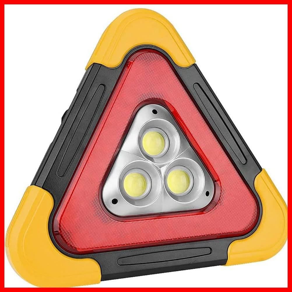 【人気商品】デルタストップ LED 180度調整 USB充電式 折り畳み式 三角停止表示板 車警告灯 道路用 三角表示反射板 事故用 応急処置 停電 投光器 防災対策 登山 作業灯 夜釣り 夜間作業 車修理 