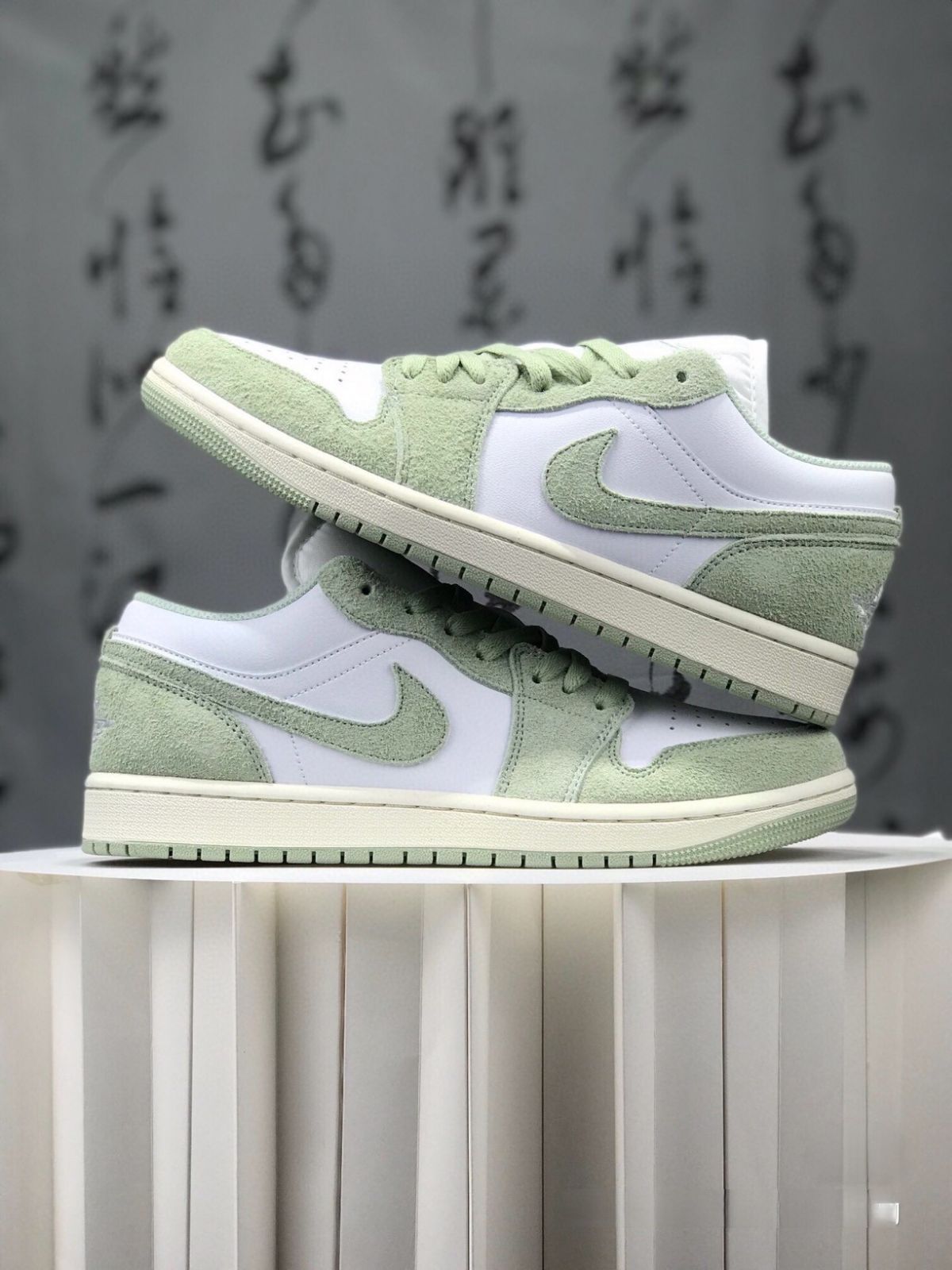 げ ?? ?? Nike Air Jordan 1 Low SE Seafoam FN5214-131