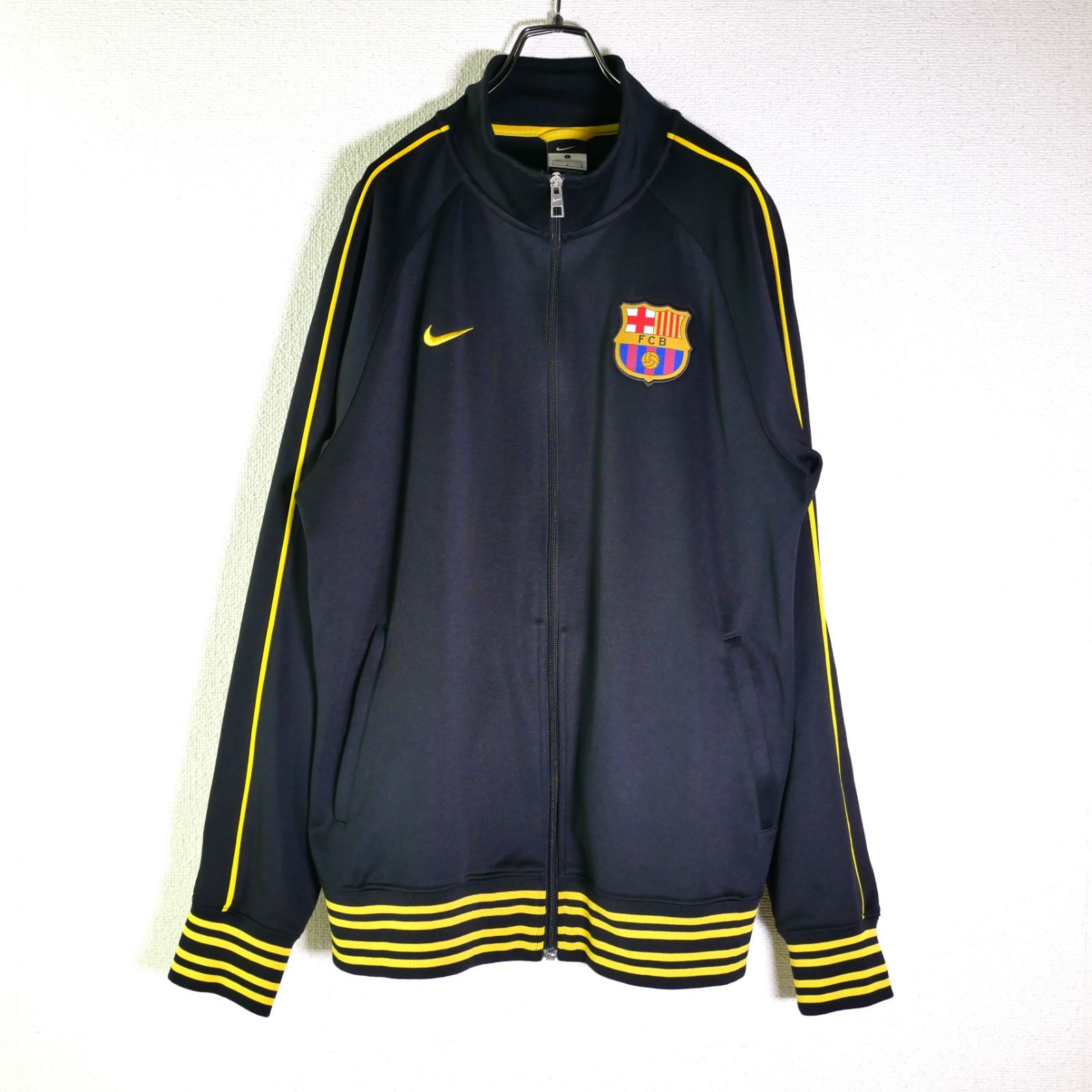 NIKE FC BARCELONA BLACKカラー TRACK JACKET−L - メルカリ