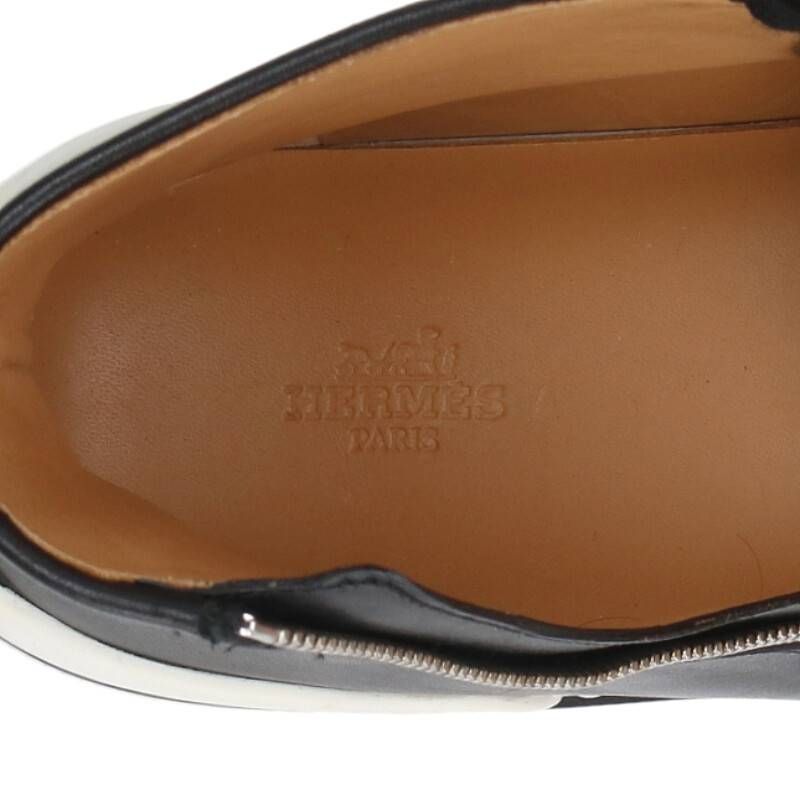 エルメス 182355ZH サイドジップハイカットレザースニーカー メンズ 41 エルメス 182355ZH サイドジップハイカットレザースニーカー
