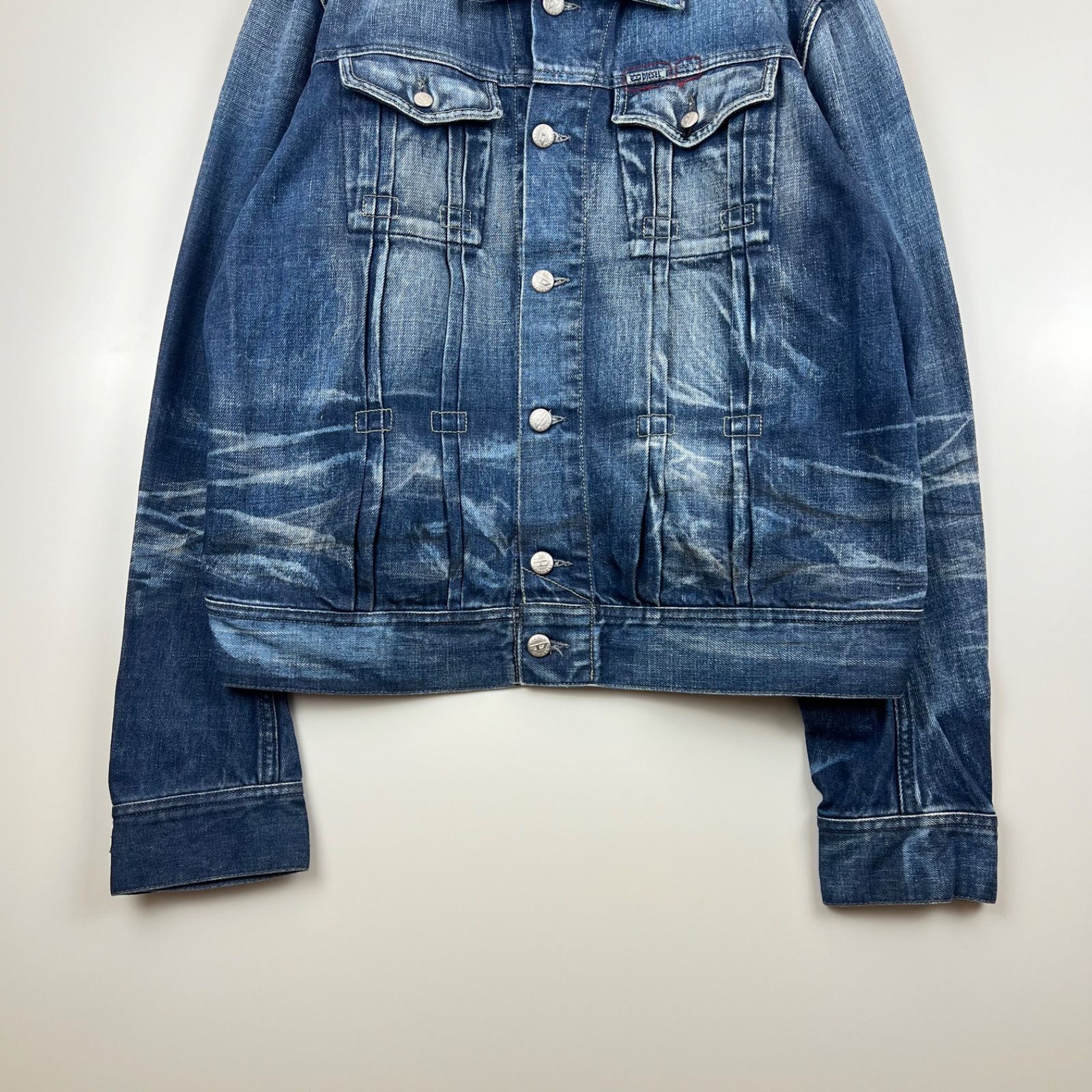 ジャケット・アウター Diesel grunge y2k drain DIESEL 90s denim jacket L archive y2k old grunge Pandora