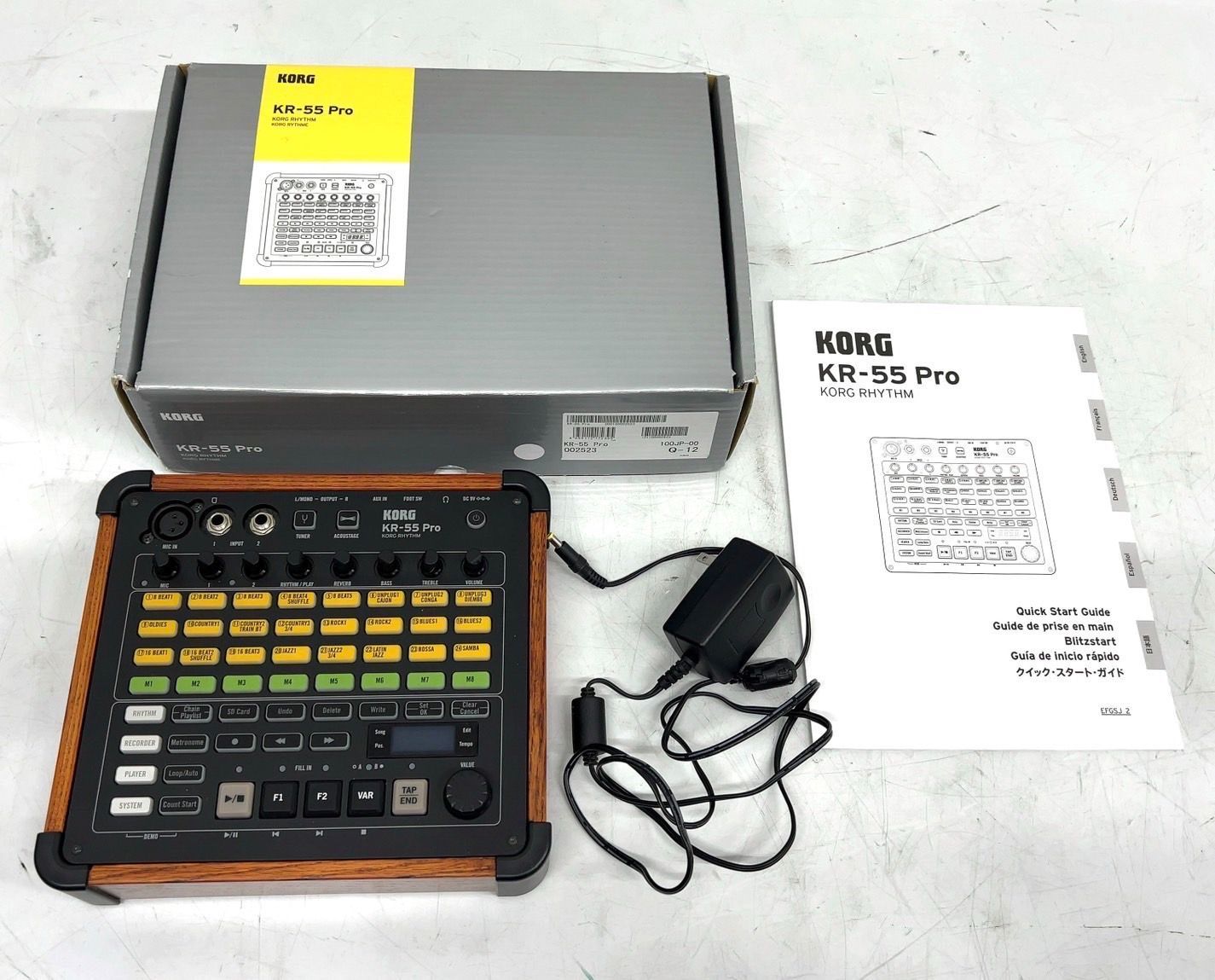 TK079 KORG コルグ KR-55 Pro リズムマシン DTM DAW ミキサー/レコーダー機能搭載 通電確認済み - メルカリ