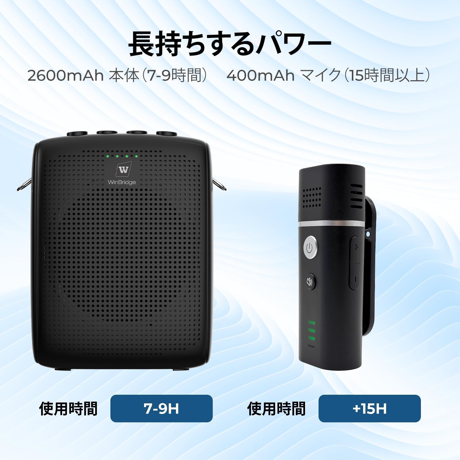 マイク ハンズフリー拡声器