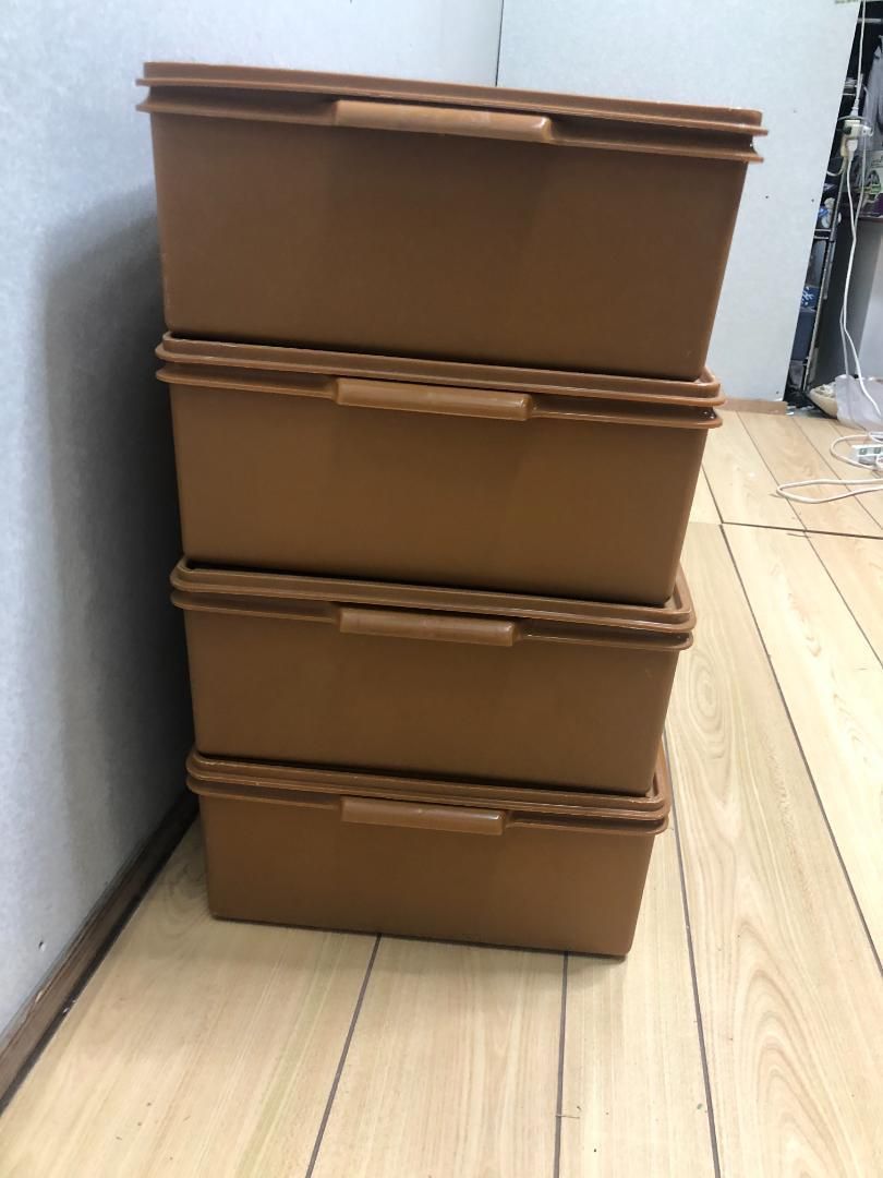 TUPPERWARE タッパーウェア　スーパーケース　ブラウン　75027-2- TUPPERWARE タッパーウェア スーパーケース ブラウン 75027-2