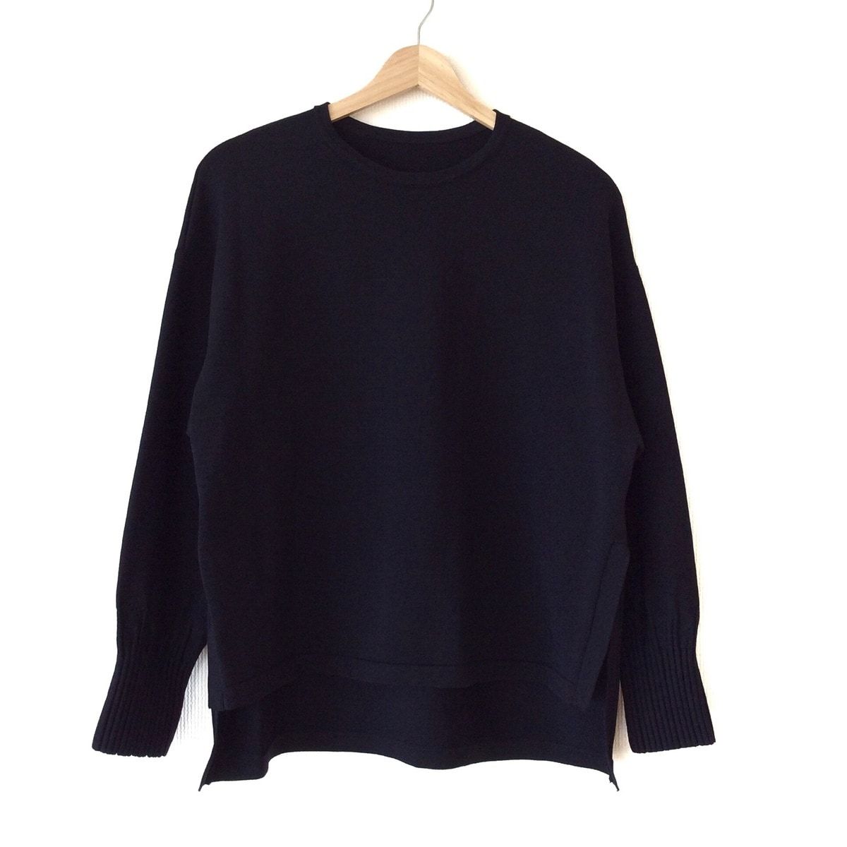 ADORE アドーア 長袖カットソー サイズ38 M レディース - 黒 クルーネック