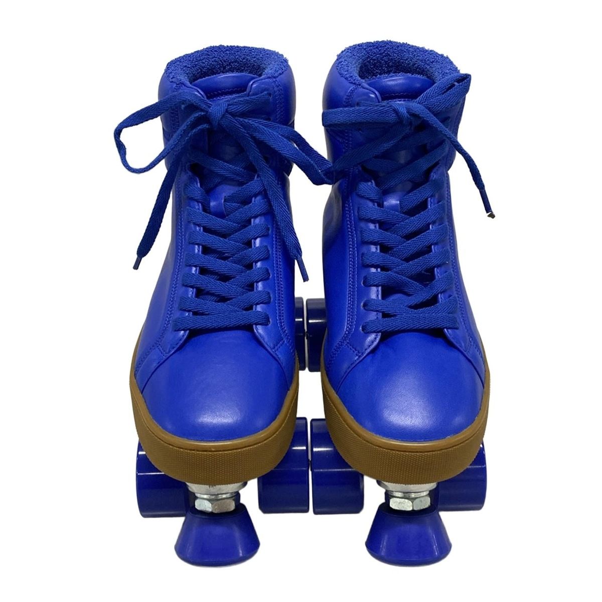 BOTTEGA VENETA ボッテガヴェネタ 靴 38 レディース キルト 667142 コバルト ブルー ローラースケート|インソール取外し可 レザー KIN-KAAI_COM
