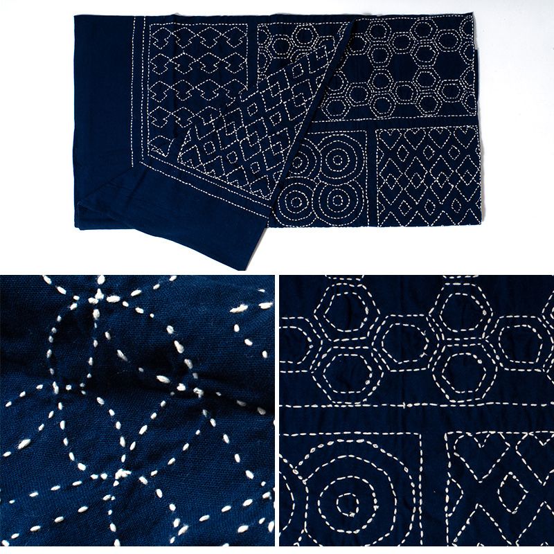 風呂敷 本藍染め 刺子 テーブルクロス ふろしき 日本製 大きいサイズ