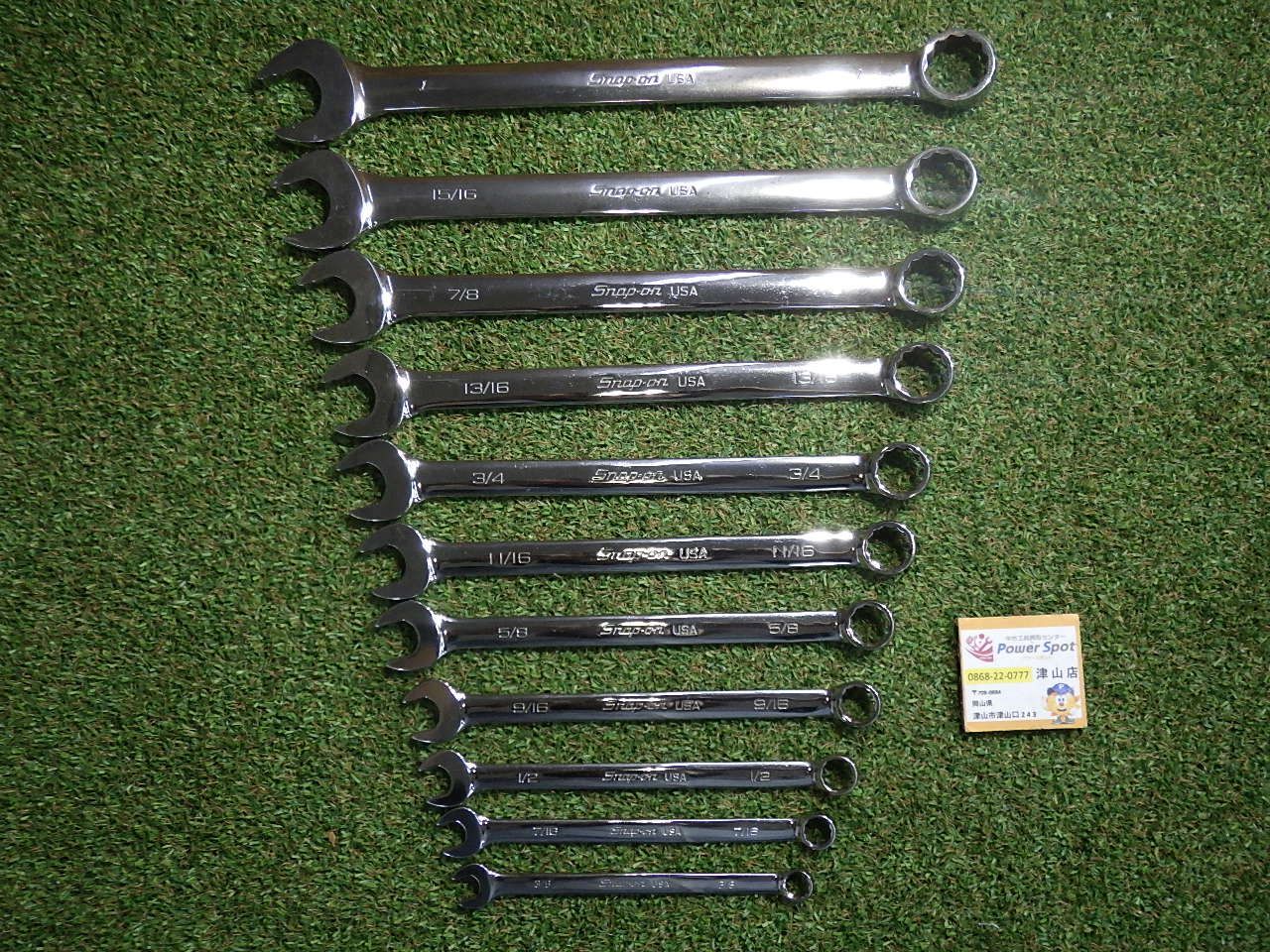 11点セット スナップオン Snap-on コンビネーションレンチ SOEX 32～12 工具 ハンドツール 品