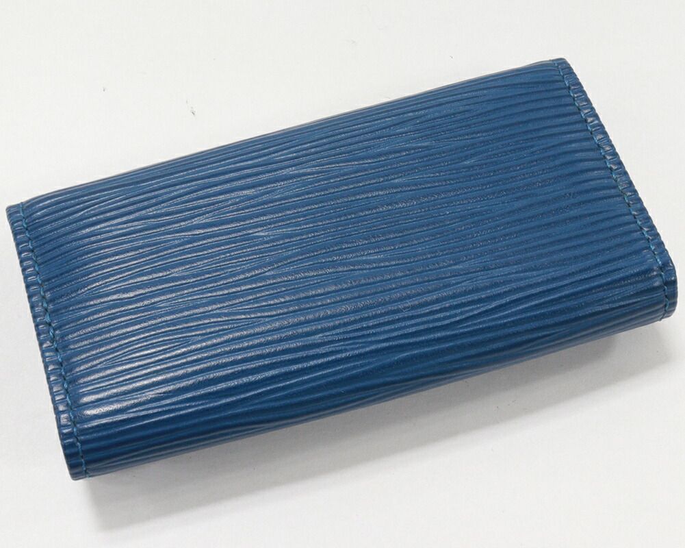 LOUIS VUITTON 4連キーケース ミュルティクレ4 エピ トレドブルー ルイ