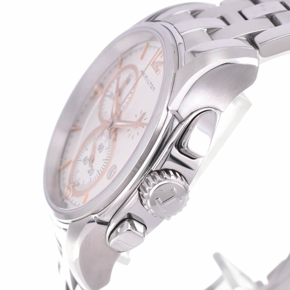 ハミルトン H 326120 ジャズマスター クロノグラフ クォーツ メンズ 箱 保証書付き L 143034