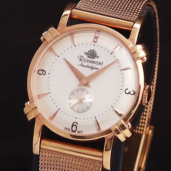 稼働 良品 ロゼモン QZ N-003 ノスタルジア スモセコ ラウンド  