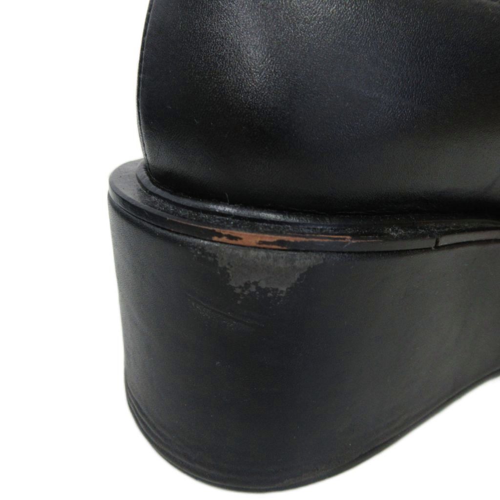 【希少品】クラネ　CLANE　ボリュームソールシューズ　カウレザー　牛革　本革 3a-cn-l-sho-002_2.jpg