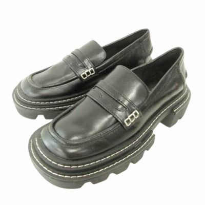 CHARLES & KEITH ジップアップ プラットフォームローファー CHARLES & KEITH ジップアップ プラットフォームローファー（BlackBox