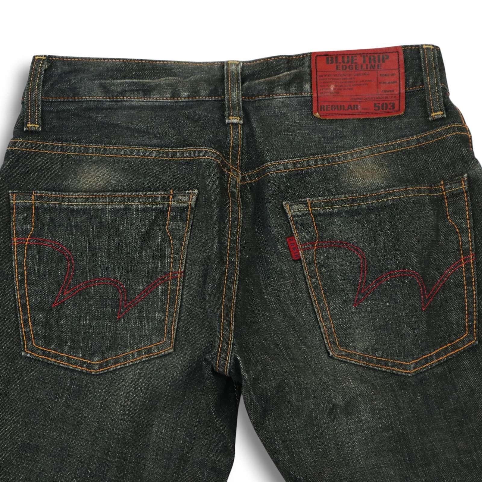 EDWIN EG503 W33 デニム エドウィン ブルートリップ エッジライン Yahoo!オークション - EDWIN エドウィン BLUE TRIP ブルートリップ ス