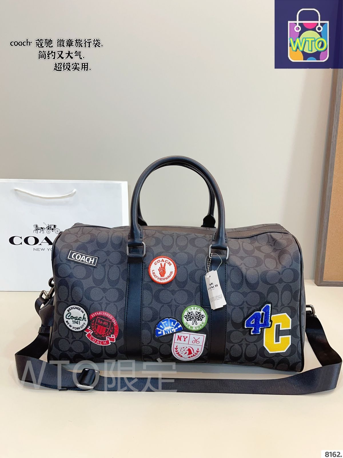 COACH トラベルバック 今日特価】COACH Travel Bag コーチ トラベルバッグ - メルカリ