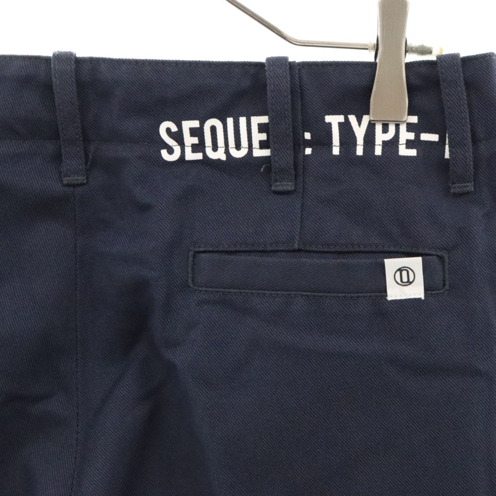 SEQUEL (シークエル) TYPE‐F CHINO PANTS チノ パンツ ネイビー - メルカリ