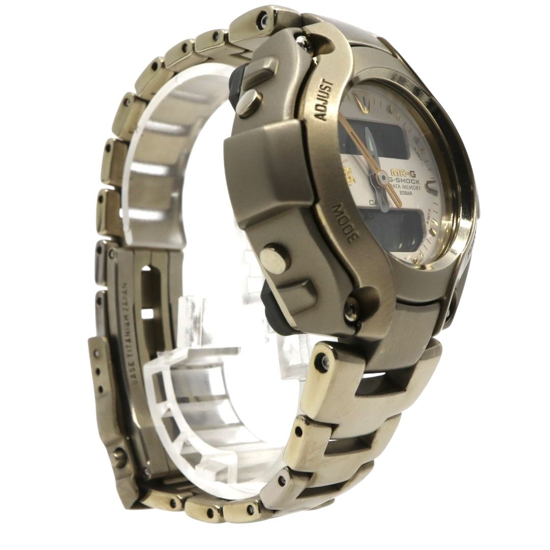  激 !!! 級 カシオ G-SHOCK MR-G MRG-130 TG ラトランドポロクラブ メンズ 腕時計 アナデジ フルメタルチタン 20気圧防水 ヴィンテージ コラボモデル 130 G 2 腕時計(デジタル) 時計