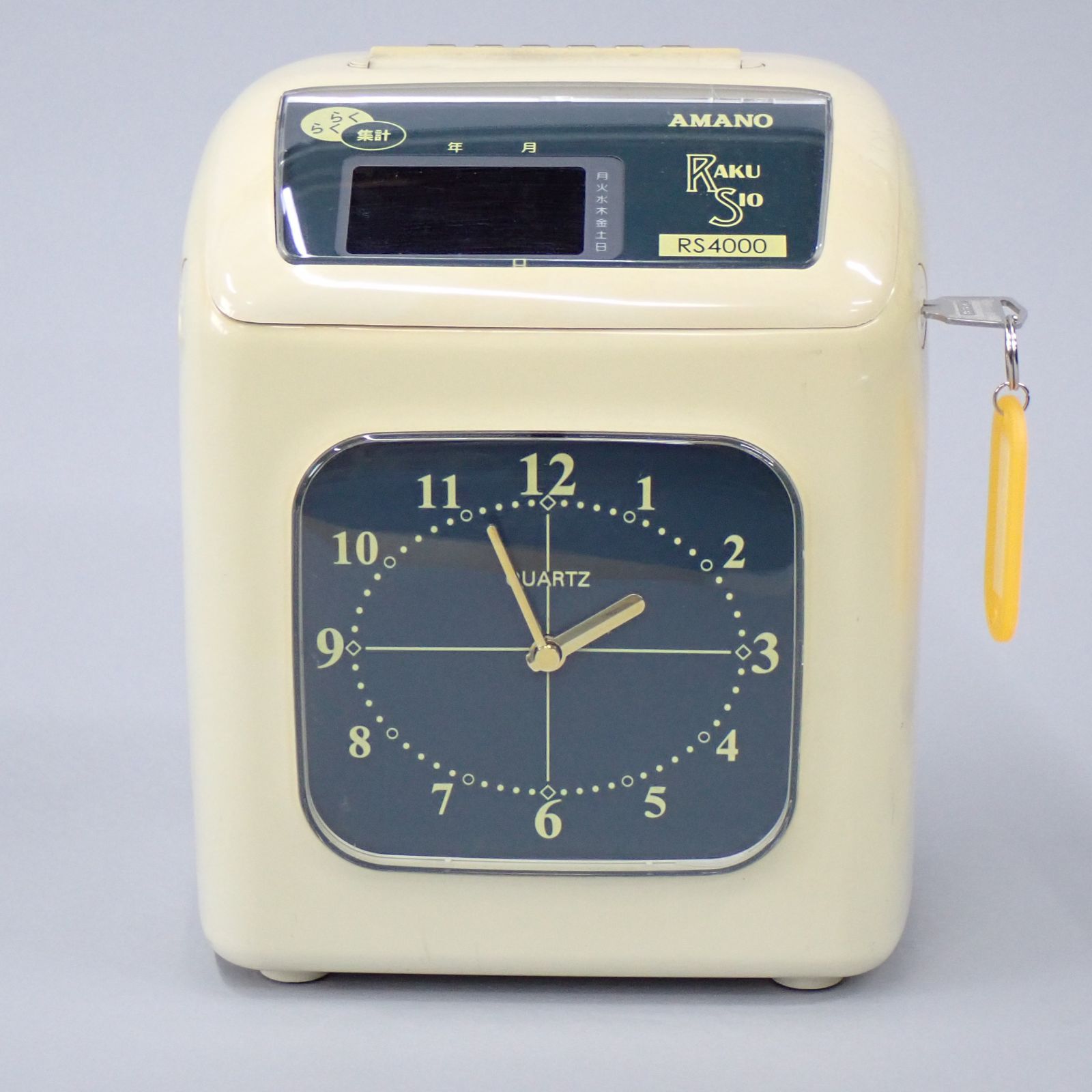 アマノ　AMANO タイムレコーダー AMANO アマノ タイムカード RS4000 RAKUSIO 電子タイム