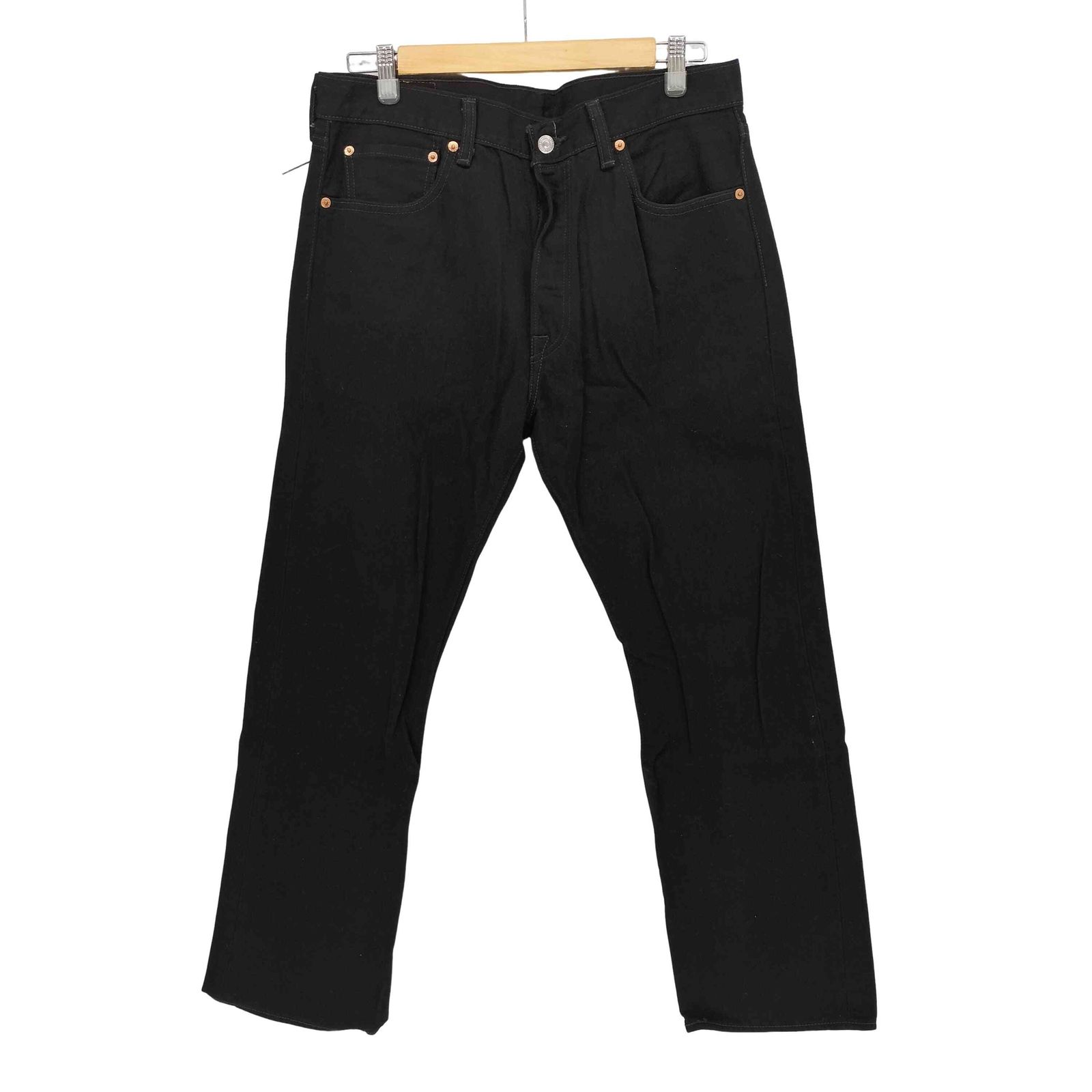リーバイス Levis 501 ストレート ブラックデニムパンツ メンズ