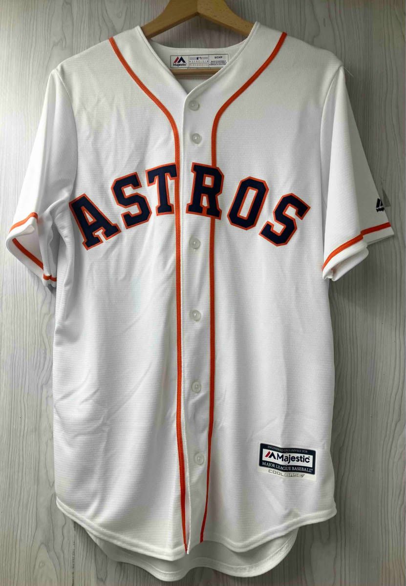 MAJESTIC マジェスティック アストロズ スプリンガー選手 ユニフォーム Sサイズ MAJESTIC MLB アストロズ ジョージ・スプリンガー ユニフォーム