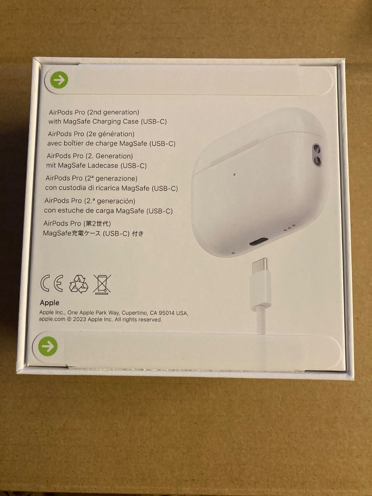 送料無料】AirPods Pro 第2世代 USB-Cコネクタ MTJV3J/A - メルカリ