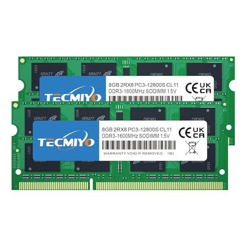 DDR3 1600 8GBX2_グリーン テクミヨ ノートPC用メモリ DDR3 1600