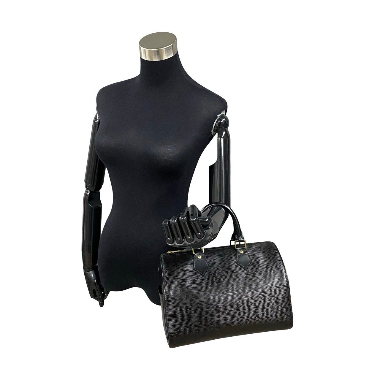 極 美品 鍵付 LOUIS VUITTON ルイヴィトン スピーディ25 エピ レザー 