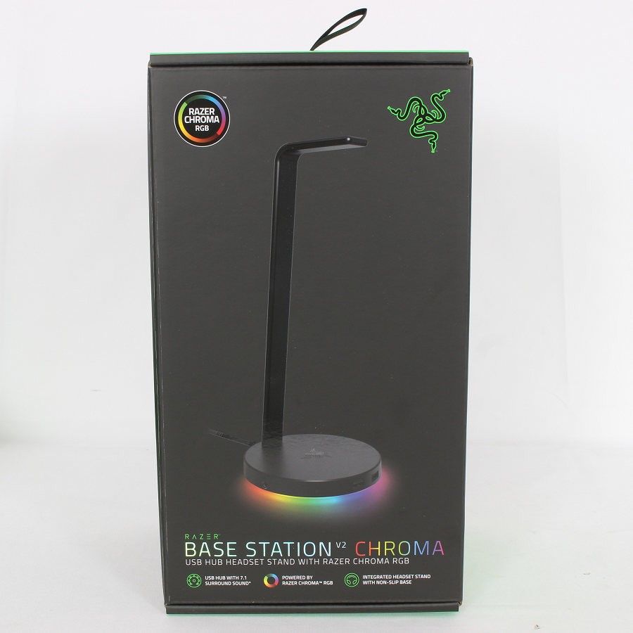 Razer レイザー/ゲーミングヘッドセットスタンド/RC21-01510100-R3M1/382433U07800311/Sランク/82【中古】 Amazon.co.jp: Razer ベースステーション V2 Chroma ヘッド