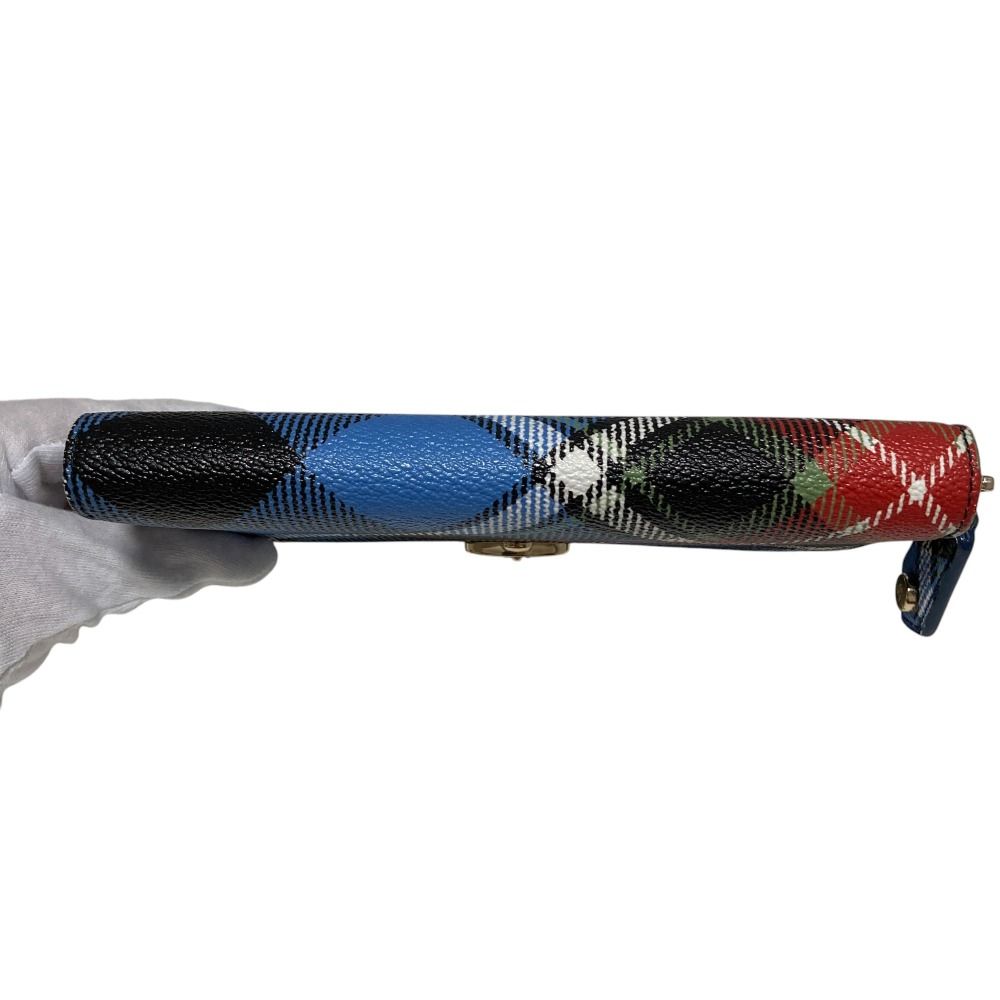 【希少】Vivienne Westwood ラウンドジップ チェック オーブ 良品 Vivienne Westwood ヴィヴィアンウエストウッド オーブ