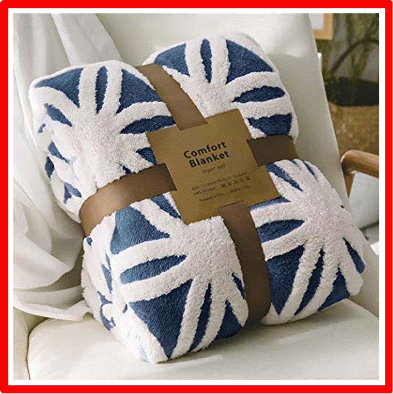 【匿名配送】 ダブル（180ｘ210cm）_青藍色 sledar(スレダー) 毛布 掛け毛布 ダブル 発熱二枚合わせ パイル シープ調 ふわふわ 丸洗いOK 抗