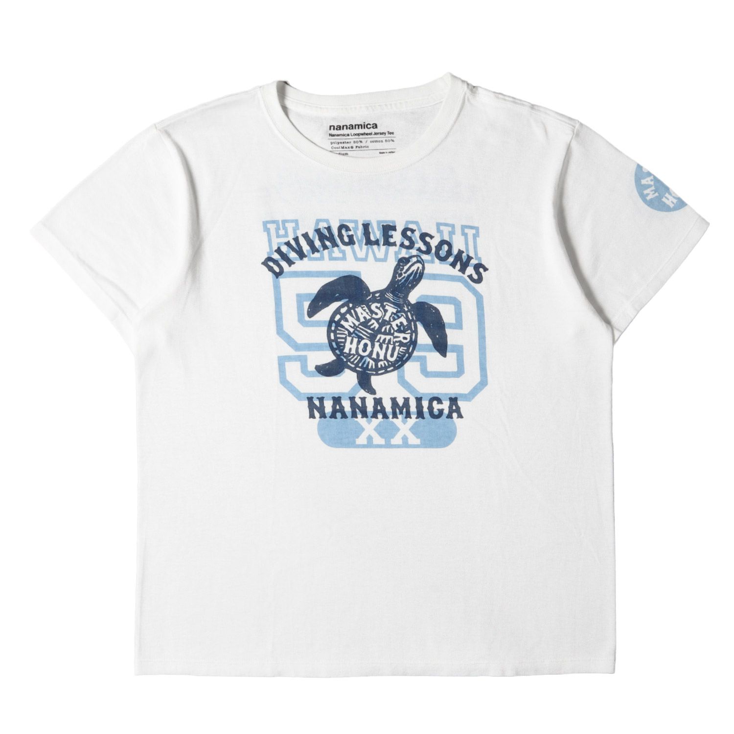 美品 nanamica ナナミカ Tシャツ サイズ:M COOLMAX グラフィック 
