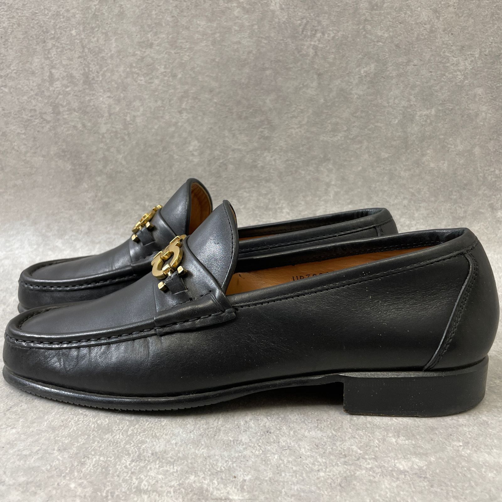 Salvatore Ferragamo NERO CALF FIRENZE 20 Ganchino Loafer ガンチーニ ローファー サルヴァトーレ フェラガモ US6 1/2 24.5cm