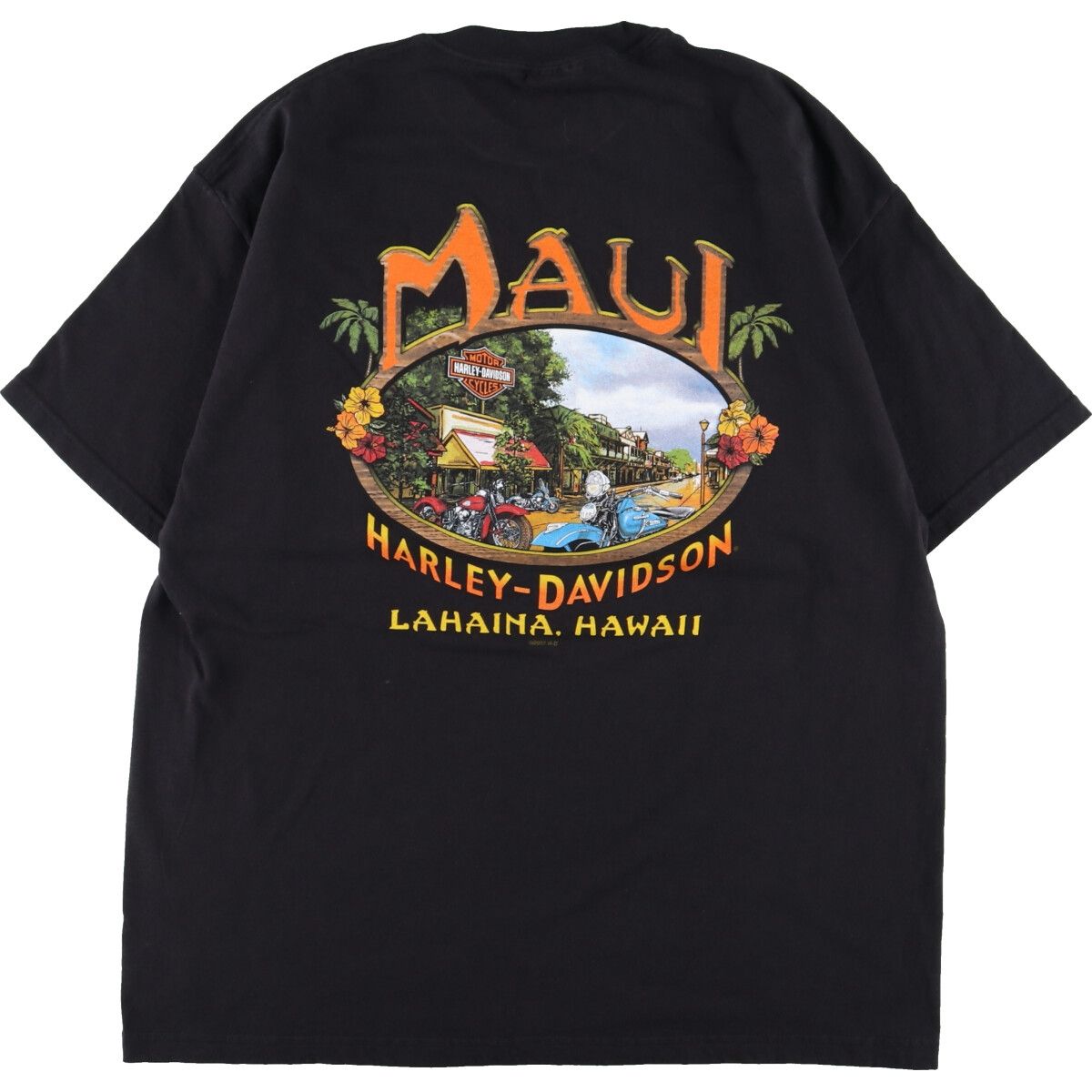 古着 ヘインズ Hanes Harley-Davidson ハーレーダビッドソン モーターサイクル バイクTシャツ USA製 メンズL/eaa338610