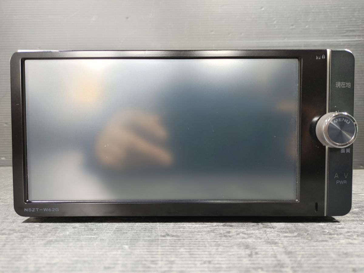 トヨタ純正 メモリーナビ NSZT-W62G 中古 トヨタ純正オプション メモリーナビ NSZT-W62G 中古 地図 トヨタオプションナビ　NSZT-W62G