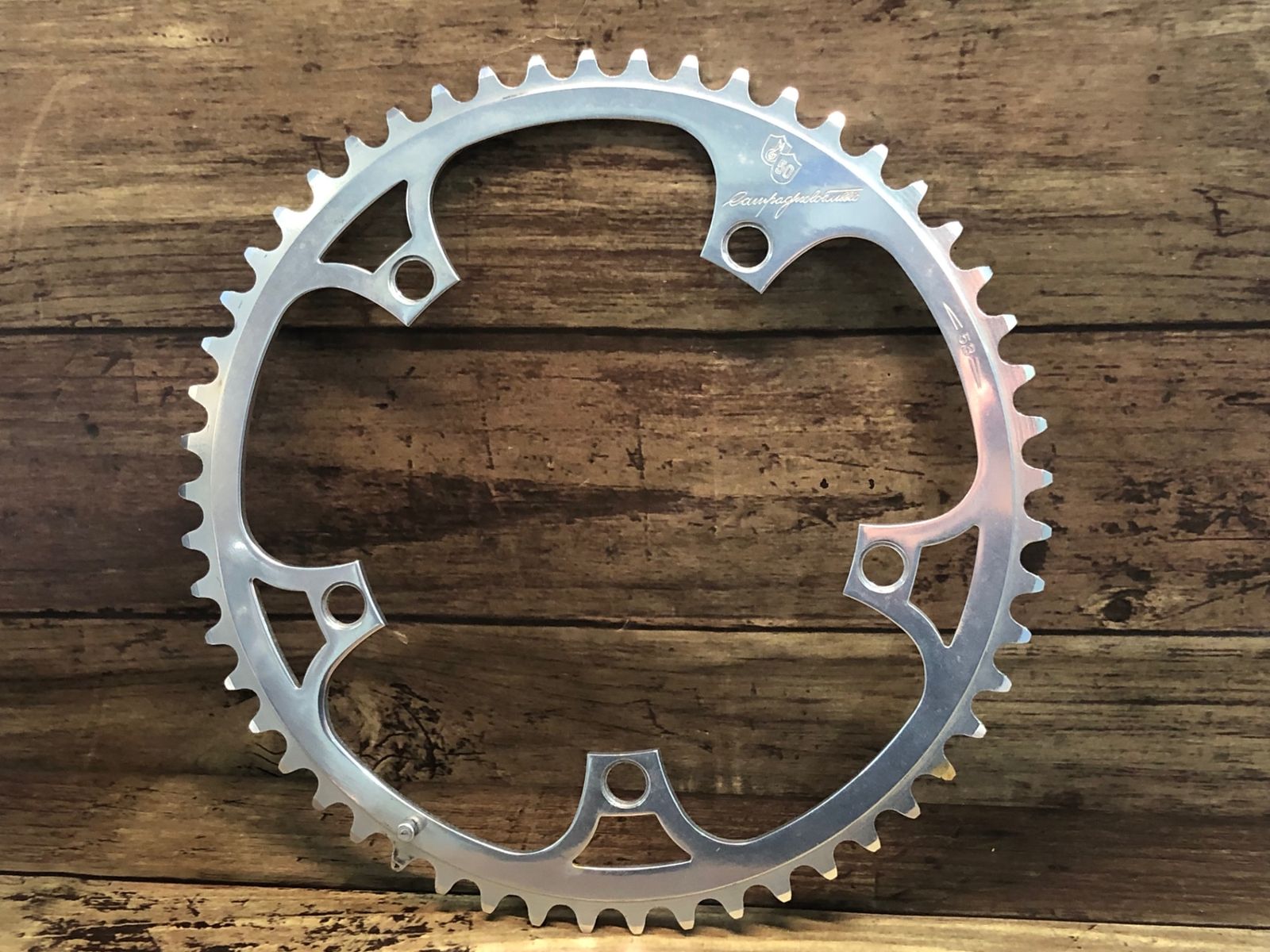 未使用品 Campagnolo 50周年記念 チェーンリング 53T IL949 カンパニョーロ Campagnolo 50周年 チェーンリング 53T PCD144