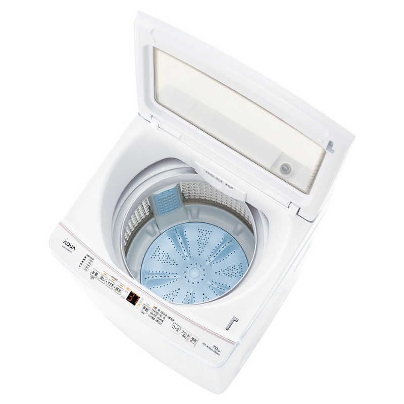 標準セッティング無料 未開梱 アクア AQUA 全自動洗濯機 洗濯7.0kg ホワイト AQWS7RBK_W WWW_KANDAIZUMI_COM