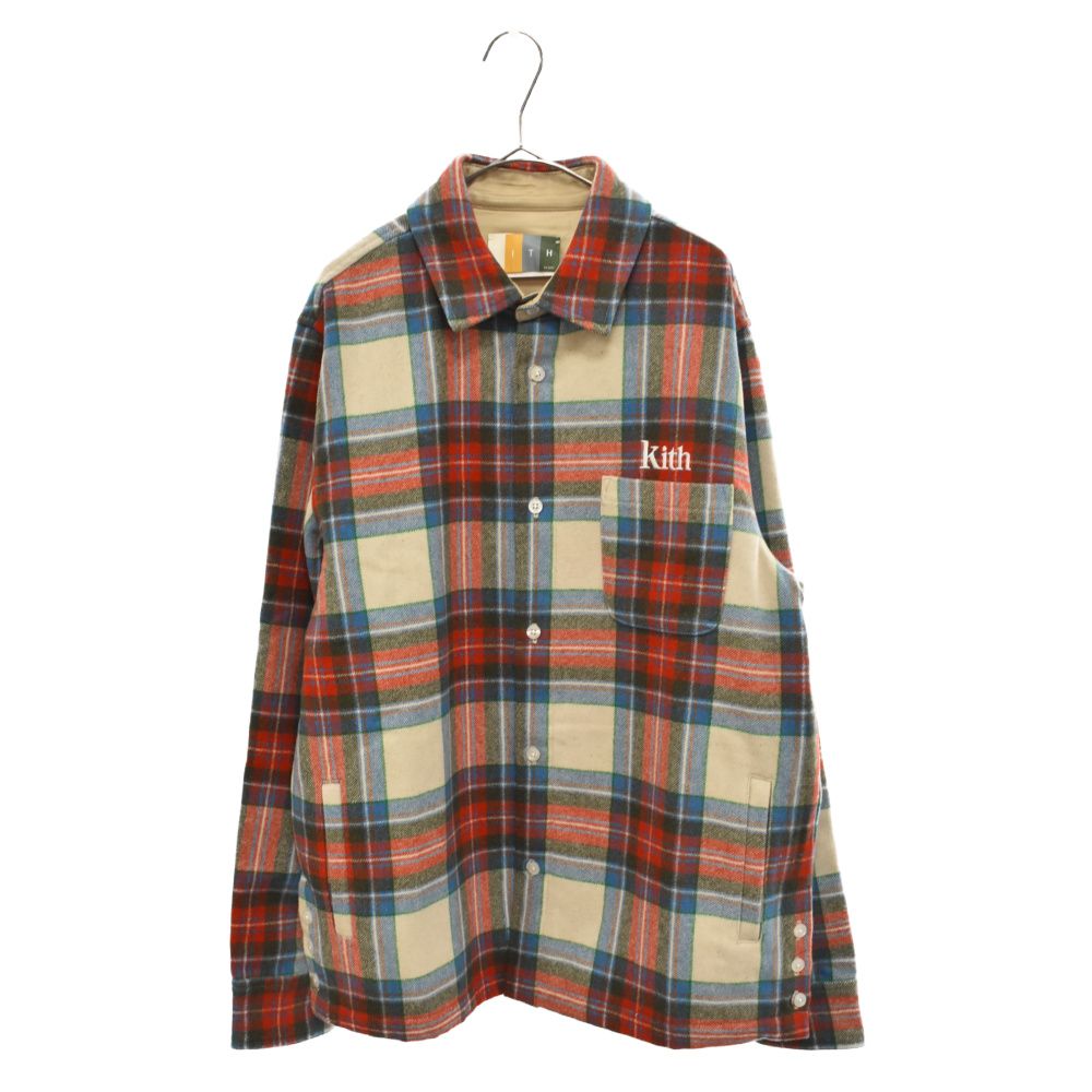 KITH (キス) Check Plaid Ginza pyre チェックシャツ KHM030320 - メルカリ