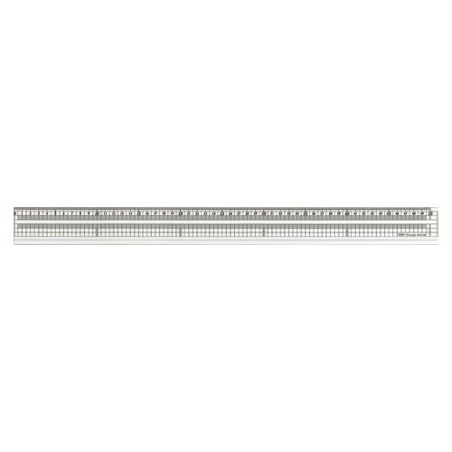 まとめ買い10個セット品 共栄プラスチック グランデ方眼みぞ付カッティング直線定規 GCT-50 1本