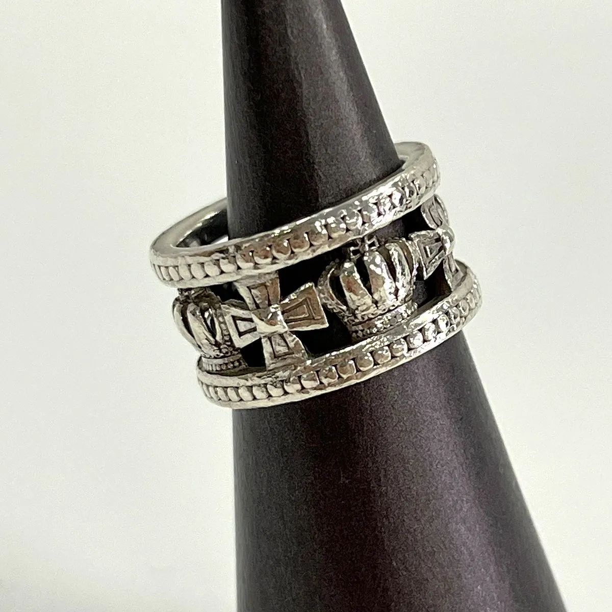【美品】Justin Davis シルバー リング メディーバル 指輪 925 JUSTIN DAVIS ジャスティンデイビス メディバル ウエディング